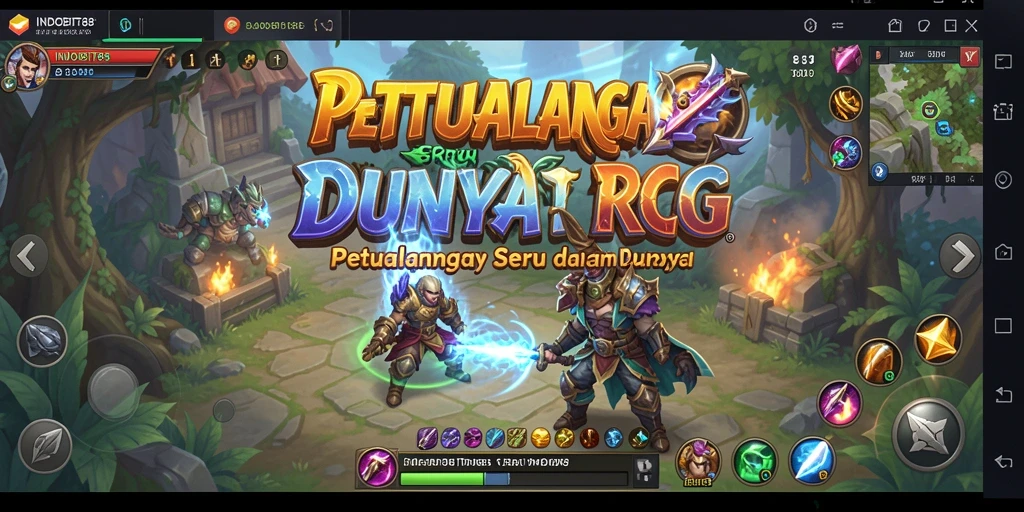 Gameplay mendalam dengan petualangan seru di INDOBIT88.