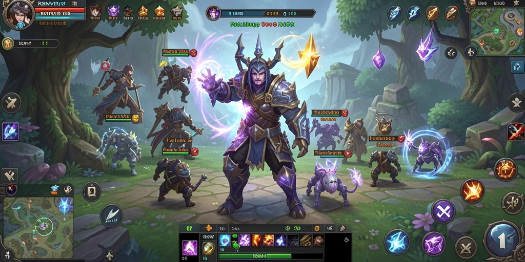 Screenshot utama RSNVIP menampilkan pertarungan seru di dunia MMORPG.