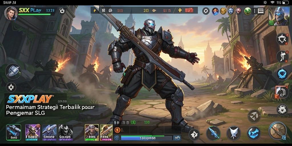Tampilan gameplay menegangkan dan strategis di SXXPLAY.